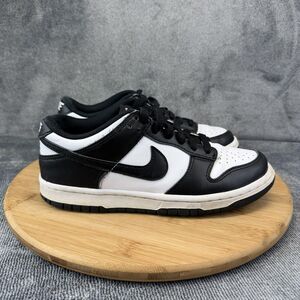 Nike Dunk Low Shoes Boys Size 5.5Y Black White Basketball Sneakers CW1590-100